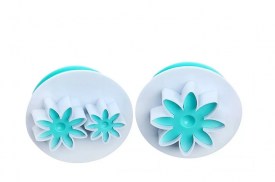 Set 2 cortantes saca bocados FLORES 8 PETALOS